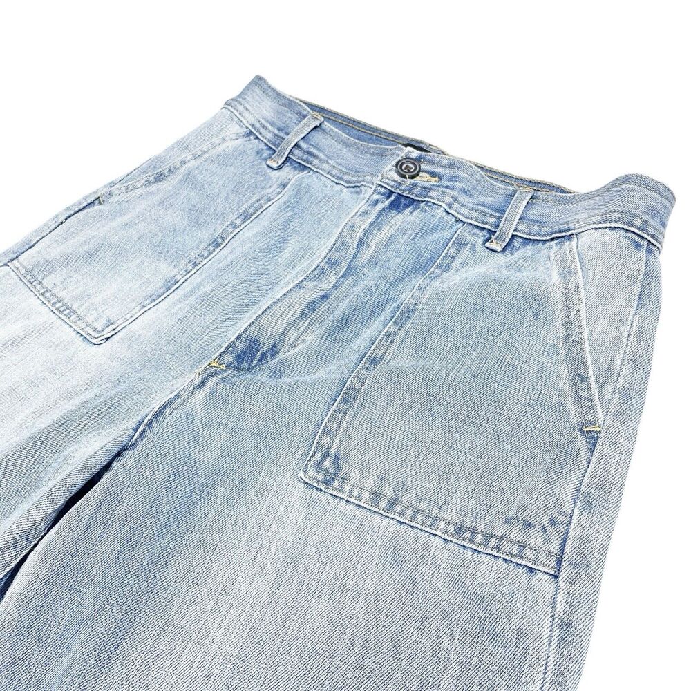 FRYE Nadia High-Rise Wide-Leg Light Vintage Wash Jeans Size 26 - Picture 3 of 8